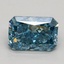 1.50 Ct. Fancy Vivid Blue Radiant Lab Grown Diamond