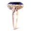 The Marlene Ring, smalltop view on a hand