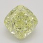 1.06 Ct. Fancy Yellow Cushion Diamond