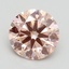 1.71 Ct. Fancy Intense Pink Round Lab Grown Diamond