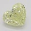 2.52 Ct. Fancy Yellow Heart Diamond