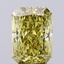 3.31 Ct. Fancy Intense  Yellow Radiant Lab Grown Diamond