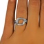 The Vertiline Matched Set, smalltop view on a hand