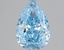1.05 Ct. Fancy Vivid Blue Pear Lab Grown Diamond