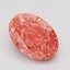 1.53 Ct. Fancy Vivid Pink Oval Lab Grown Diamond