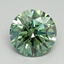 3.23 Ct. Fancy Vivid Pacific Green Round Lab Grown Diamond
