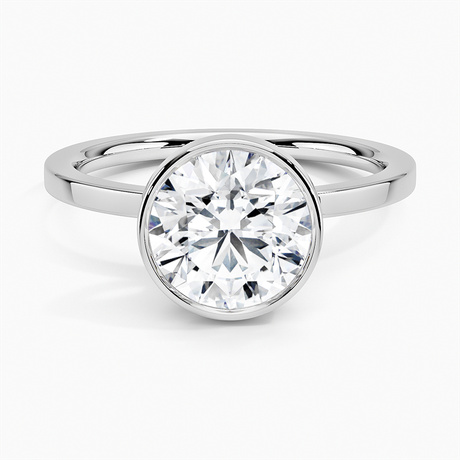 Platinum Noemi Bezel Ring