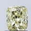 1.02 Ct. Fancy Yellow Cushion Lab Grown Diamond