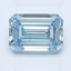 2.05 Ct. Fancy Intense Blue Emerald Lab Grown Diamond