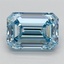2.58 Ct. Fancy Intense Blue Emerald Lab Grown Diamond