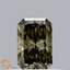 0.36 Ct. Fancy Grayish Green Radiant Lab Grown Diamond