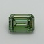 3.04 Ct. Fancy Vivid Green Emerald Lab Grown Diamond