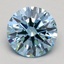 1.45 Ct. Fancy Intense Blue Round Lab Grown Diamond