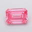 2.70 Ct. Fancy Vivid  Pink Emerald Lab Grown Diamond
