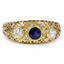 Art Nouveau Sapphire Vintage Ring