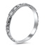 The Isolda Ring, smalltop view on a hand