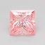 0.99 Ct. Fancy Intense Pink Princess Lab Grown Diamond