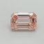 1.02 Ct. Fancy Intense Pink Emerald Lab Grown Diamond
