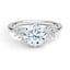 Custom Tapering Diamond Ring