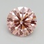 2.51 Ct. Fancy Intense Pink Round Lab Grown Diamond