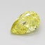 0.78 Ct. Fancy Intense Yellow Pear Lab Grown Diamond