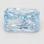 4.07 Ct. Fancy Vivid Blue Radiant Lab Grown Diamond