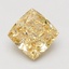 1.55 Ct. Fancy Intense Yellow Cushion Lab Grown Diamond