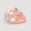 0.81 Ct. Fancy Vivid Pink Pear Lab Grown Diamond