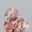 1.08 Ct. Fancy Intense  Pink Heart Lab Grown Diamond