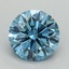 1.78 Ct. Fancy Vivid Blue Round Lab Grown Diamond