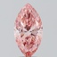 3.00 Ct. Fancy Vivid Pink Marquise Lab Grown Diamond