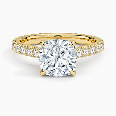 18K Yellow Gold Sienna Eternity Diamond Ring