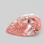 0.70 Ct. Fancy Vivid Pink Pear Lab Grown Diamond