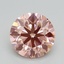 2.70 Ct. Fancy Intense Pink Round Lab Grown Diamond