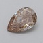 0.72 Ct. Fancy  Brown Pear Lab Grown Diamond