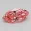 0.52 Ct. Fancy Vivid Pink Marquise Lab Grown Diamond