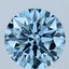 2.02 Ct. Fancy Vivid Blue Round Lab Grown Diamond