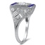The Nevada Ring, smalltop view on a hand