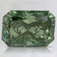 2.58 Ct. Fancy Vivid Pacific Green Radiant Lab Grown Diamond