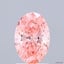 1.39 Ct. Fancy Vivid Pink Oval Lab Grown Diamond