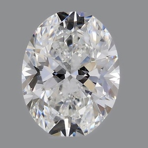 Oval diamond — real photo