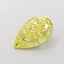 3.08 Ct. Fancy Intense Yellow Pear Lab Grown Diamond