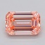 2.55 Ct. Fancy Intense  Pink Emerald Lab Grown Diamond