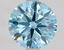 1.67 Ct. Fancy Vivid Blue Round Lab Grown Diamond