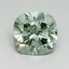 2.01 Ct. Fancy Vivid Pacific Green Cushion Lab Grown Diamond