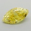 0.87 Ct. Fancy Vivid Yellow Marquise Lab Grown Diamond