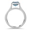 Compass Point Blue Diamond Ring, smallview