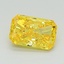 1.04 Ct. Fancy Vivid Yellow Radiant Lab Grown Diamond