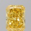 1.65 Ct. Fancy Vivid Yellow Radiant Lab Grown Diamond