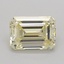 0.74 Ct. Fancy Intense Yellow Emerald Lab Grown Diamond